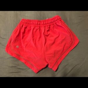 Pink Lululemon shorts size 2